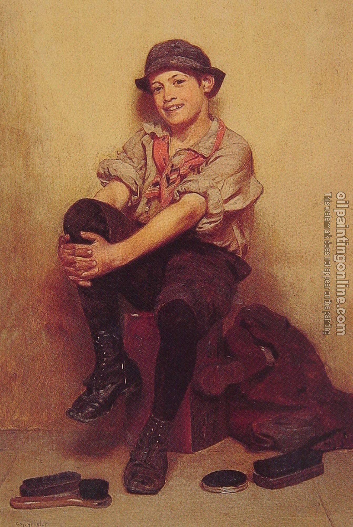 John George Brown - Taking It Easy